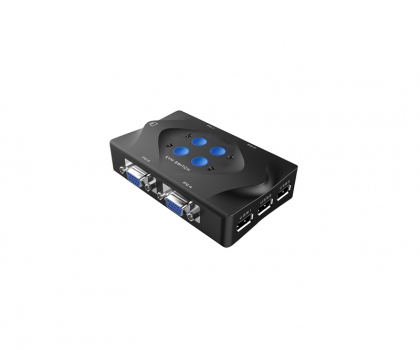 4進(jìn)1出手動(dòng)VGA KVM切換器（TYK-401VS）